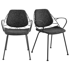 Eurostyle Linnea Side Chairs With Arms