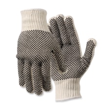 North Safety PolyCotton Gloves Large White