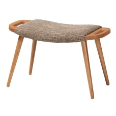Baxton Studio Banner Wood Accent Bench