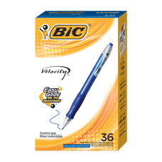 BIC Velocity Retractable Ballpoint Pens Medium