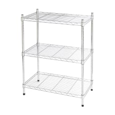 Realspace Wire Shelving 3 Shelves 30