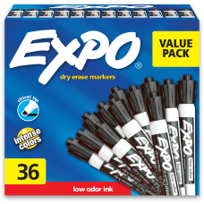 EXPO Chisel Tip Dry Erase Markers
