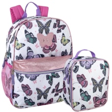 Delias Butterfly Backpack With Lunch Bag