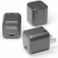 Plugable GaN USB C Charger Block