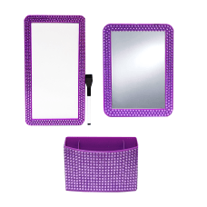 New Locker Studio SET Locker Shelf Magnetic Accessories Mirror/ Bin/ Buttons7 Pc 