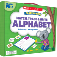 Scholastic Match Trace Write Alphabet Learning