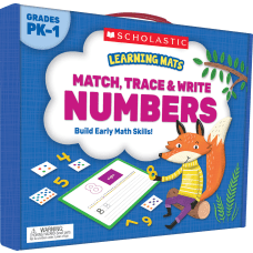Scholastic Match Trace And Write Numbers