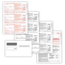 5-Part Pack of 25 Forms 9 x 11 Office Depot Brand 1099-NEC Continuous Tax Forms 