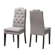 Baxton Studio Armand Chairs Gray Set