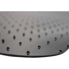 Floortex Advantagemat Black Vinyl Lipped Chair