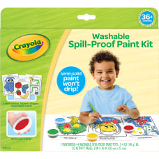 Crayola Washable Spill Proof Paint Kit