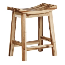 Powell Daire Saddle Counter Stool Natural