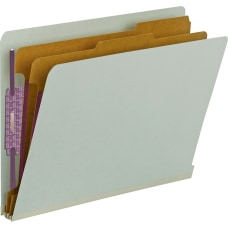 Smead Pressboard Classification Folders With SafeSHIELD
