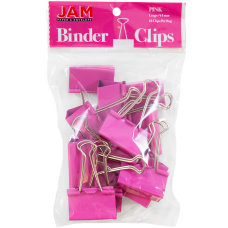 JAM Paper Designer Binder Clips Large