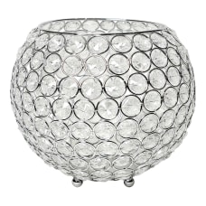 Elegant Designs Elipse Crystal Bowl 6