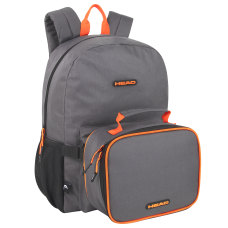 HEAD Backpack And Lunchbox Set Gray