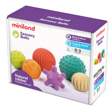 Miniland Educational Sensory Balls Assorted Colors