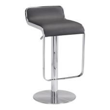 Zuo Equino Bonded Faux Leather Barstool