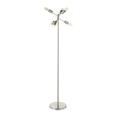 Lumisource Spark Contemporary Floor Lamp Brushed