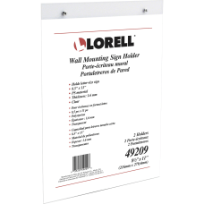 Lorell Wall Mounted Sign Holder 8