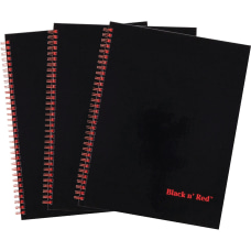 Black n Red Hardcover Twinwire Business