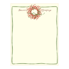 Great Papers Holiday Themed Letterhead Paper
