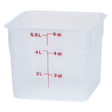 Cambro Translucent CamSquare Food Storage Containers