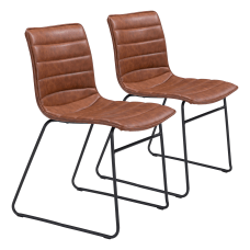 Zuo Modern Jack Dining Chairs BrownBlack