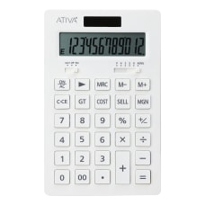 Ativa 12 Digit Desktop Calculator With