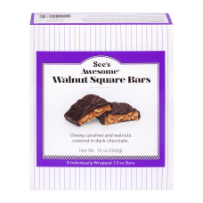 Sees Candies Awesome Walnut Square Bars