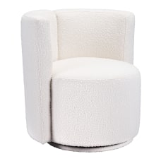 Zuo Modern Prague Accent Chair White