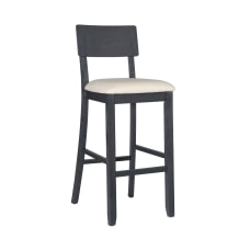 Linon Dixie Bar Stool BeigeCharcoal