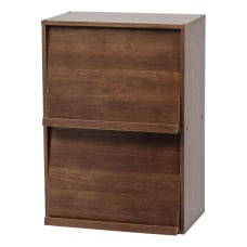IRIS Wood Shelf With Pocket Doors