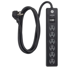 GE 6 Outlet Surge Protector 6