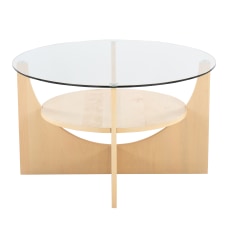 LumiSource Contemporary U Shaped Coffee Table