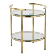 LumiSource Rhonda Contemporary Glam Side Table