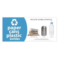 Recycle Across America Paper Cans And