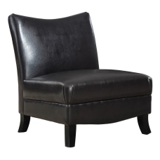 Monarch Specialties Claudine Accent Chair Dark