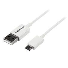 StarTechcom 1m White Micro USB Cable