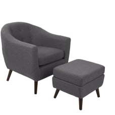 LumiSource Rockwell Accent Chair And Ottoman