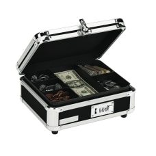 Vaultz Cash Box Black