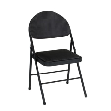 Cosco XL Comfort Folding Chairs Black
