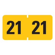 smead alphabetic color code labels