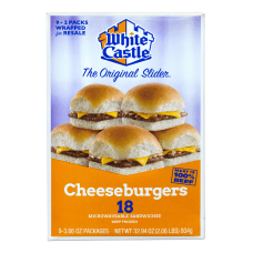 White Castle Cheeseburger Sliders Box Of