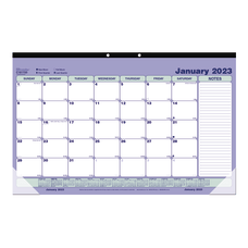 Blueline Monthly Desk Pad Calendar 17
