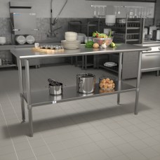 Flash Furniture Stainless Steel Prep And
