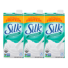 Silk Unsweetened Organic Soymilk 32 Oz