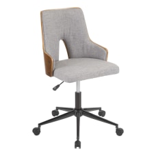 umisource Stella Office Chair GreyWalnut