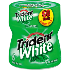 Trident White Spearmint Gum Bottles 31
