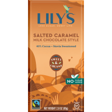 Lilys Salted Caramel Milk Chocolate Bars